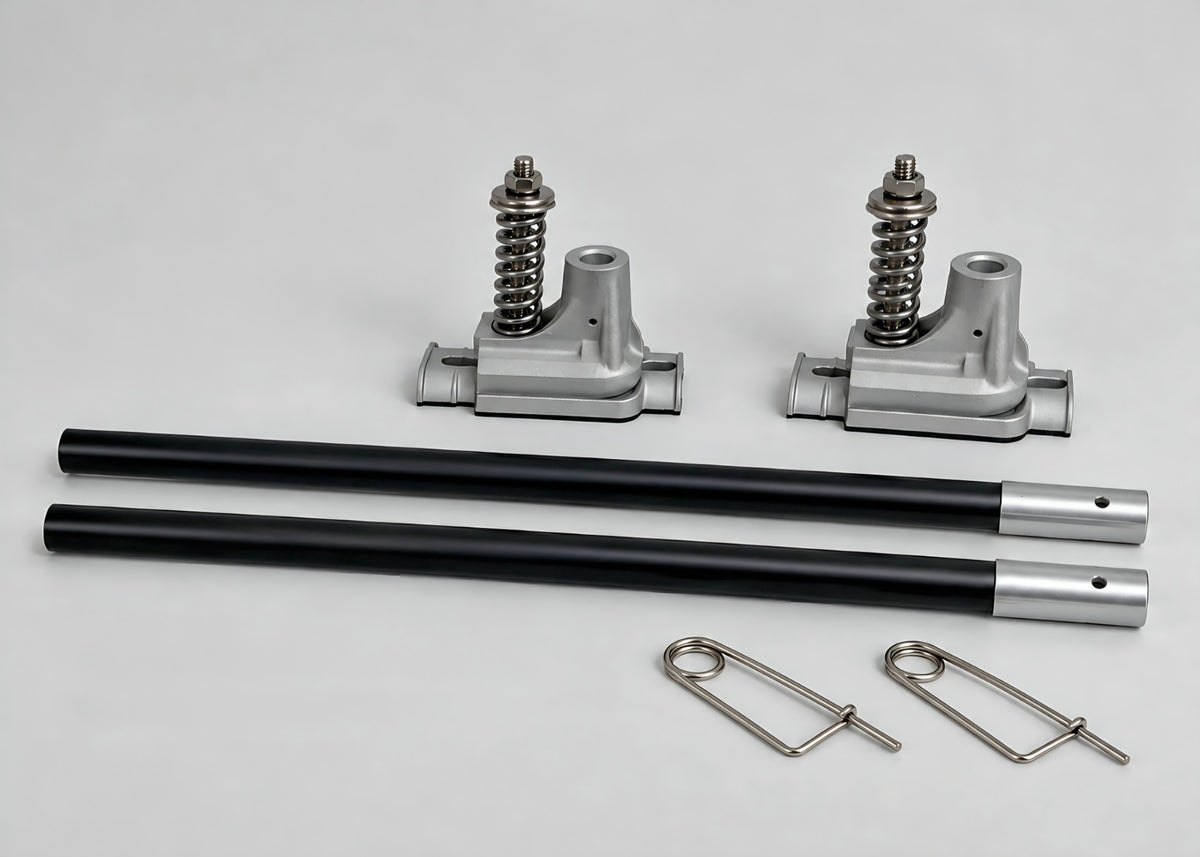 HEAVY DUTY SPRING-LOADED BANNER BRACKET KIT