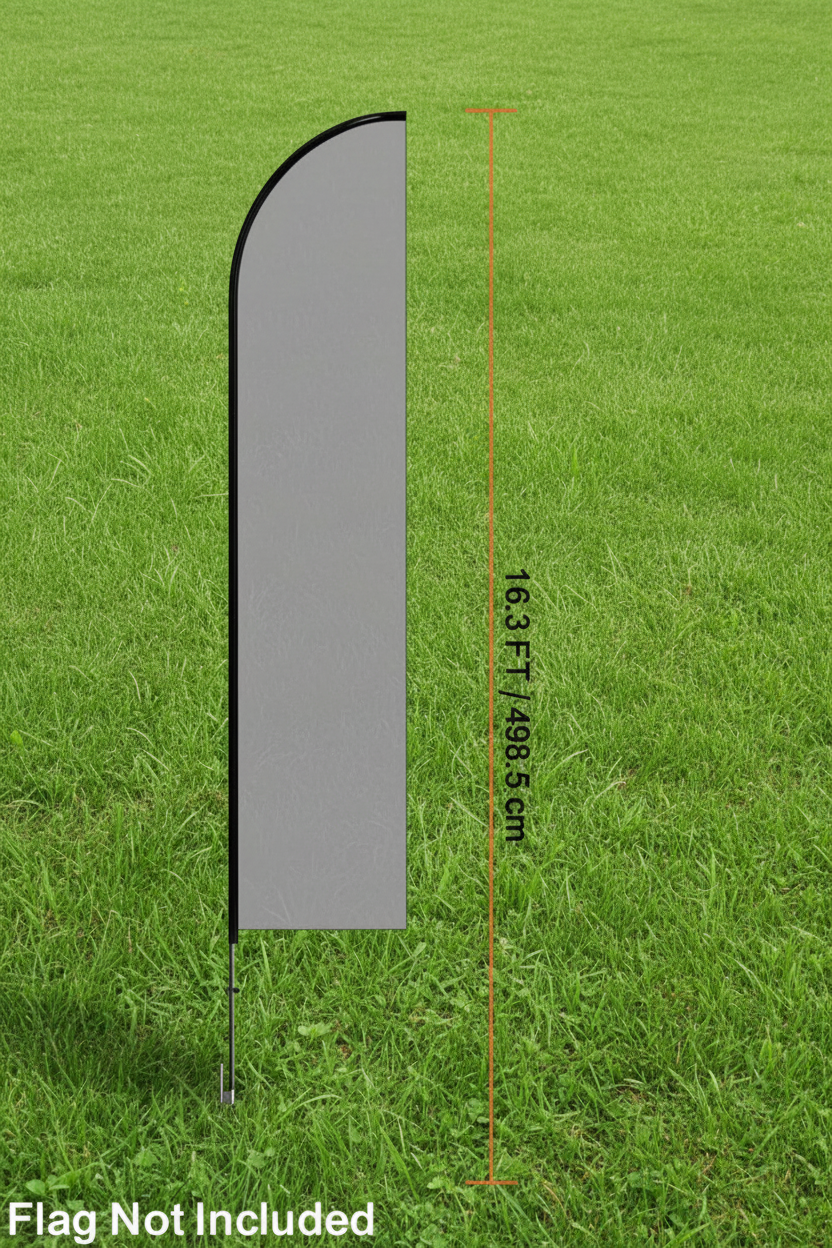 Feathers flag hardware (no flag)